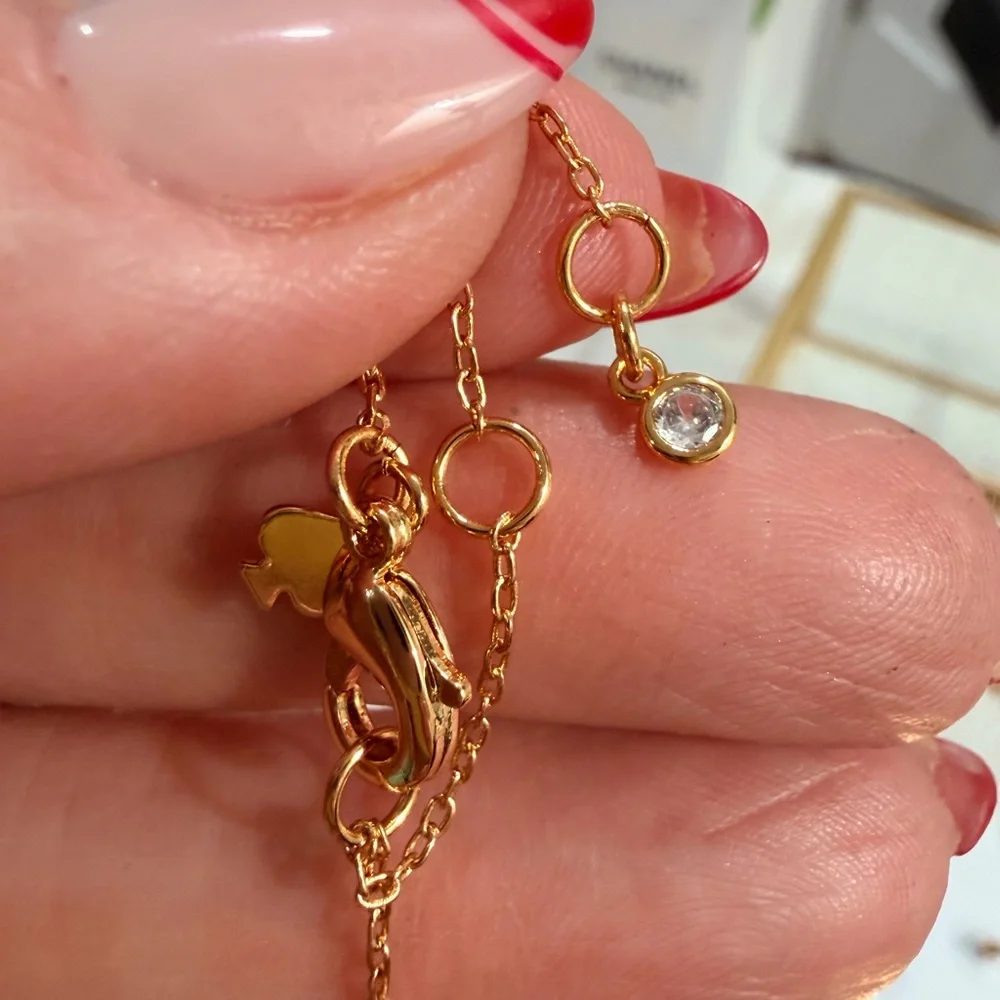 Kate Spade "Oh What Fun" Spade Teddy Bear necklace and earrings set- New! - Picture 4 of 6